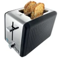 Baccarat The Toasty Slice 2 Slice Toaster Silver Brand